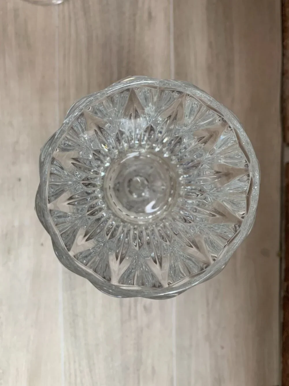 VTG Stemmed Glass Candle Votive Holders (Set of 3) 6-1/2